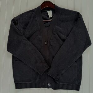Joie Black Cardigan Sweater Classic Knit
